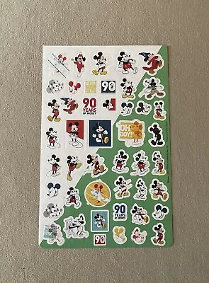 Disney “Mickey Mouse” Stickers~Sheet Is 9” X 5 3/4” & Includes 46 Stickers New! • $4.99