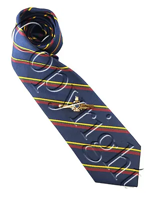 £19.99 • Buy Royal Marines Commando Striped Tie & Gold Plated Tie Bar Gift Set