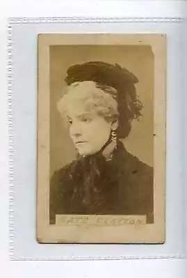 (KJh6453-100) REAL PHOTO CDV KATE CLAYTON VGC • £5.35