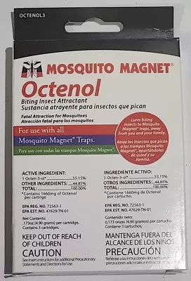 (3 PACK) Mosquito Magnet Outdoor Biting Insect Attractant Octenol Refill • $22.98