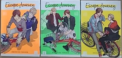 Escape Journey Manga Volumes 1-3 Ogeretsu Tanaka English Yaoi Brand New Sublime  • $35.10