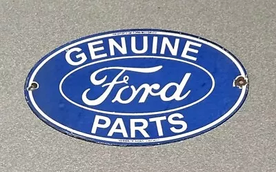 Vintage Ford Genuine Service Parts Dealership Porcelain Sign Car Gas Truck Oil • $74.99