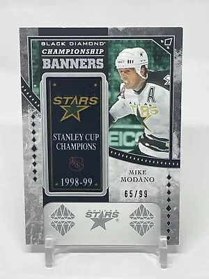 2019-20 UPPER DECK BLACK DIAMOND #CB MM MiKE MODANO CHAMPIONSHIP BANNER 65/99  • $9.99