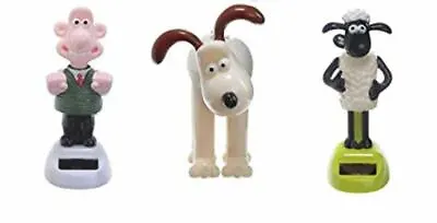 Wallace And Gromit Shaun The Sheep Solar Powered Dancing Ornaments • £6.95