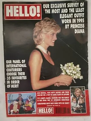 Hello! Magazine #387-dec 30 1995 - Princess Di Outfits - Ken Russell And Hetty • £8.50