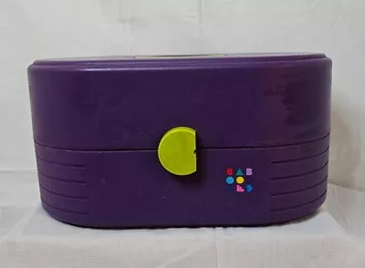 Vtg 90's Caboodles #2640 Purple 3 Tier Makeup Organizer Storage Mirror D-bott • $26.95