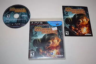 Cabela's Dangerous Hunts 2011 Playstation 3 PS3 Video Game Complete • $6.49