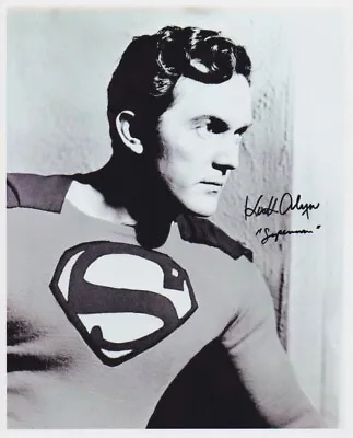 KIRK ALYN Hand-signed SUPERMAN 8x10 Lifetime Coa 1ST MAN OF STEEL IN THE MOVIES • $30.85