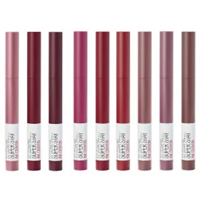 MAYBELLINE SuperStay Ink Crayon Lipstick  - CHOOSE SHADE - NEW Sealed • £4.99