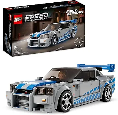 £22.99 • Buy LEGO 76917 Speed Champions 2 Fast 2 Furious Nissan Skyline GT-R (R34) Race Car