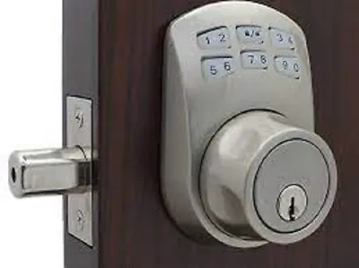 Top Quality Kwikset Electronic Deadbolt Door Lock Digital Keyless Entry Home Diy • $139.95