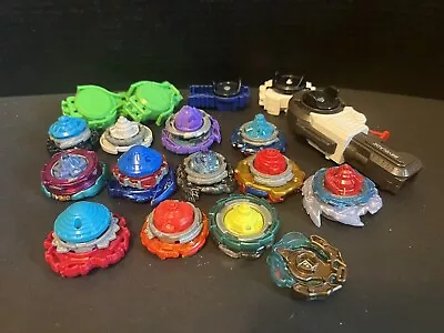 Lot Of 12 Beyblade  LOT Metal With Lauchers • $30