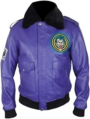 Batman Henchman Joker Goon Purple Bomber Jacket • $99.99