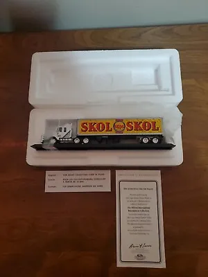 Matchbox 1:100 Skol Lager Scania Tractor Trailer Truck Brewmasters CCY07-M • $25