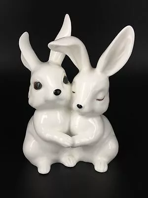 £13.90 • Buy Royal Osborne White Bone China Pair Of Rabbits Double Figurine Tmr-5600