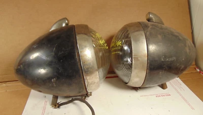 $424 • Buy 1936 Ford Car Headlight Pair Originals 32 33 34 Hot Rod L@@k Patina Coupe