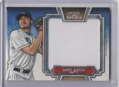 2012 Topps Five Star Jumbo Jersey Relic 37/92 Matt Moore #JJR-MM Rookie RC • $1.99