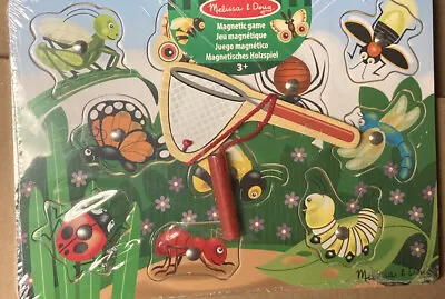 Melissa & Doug Puzzle Bug Catching Game Magnetic 10 Pieces And “Net” SEALED • $19.52