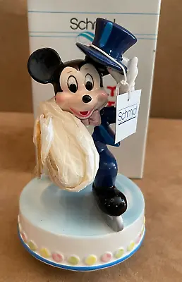 Ice Skating Schmid Disney Mickey Mouse That's Entertainment Music Box Vintage • $48.50