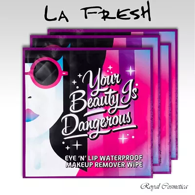 LA Fresh Eyes & Lips Waterproof Makeup Remover Wipes Travel Size • $57.99