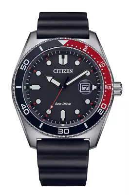 Citizen Men's Marine Diver's Eco-Drive Stainless Steel Watch AW1769-10E NEW • $129.99