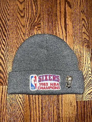 Philadelphia 76ers Mitchell & Ness Winter Beanie Pom Hat • $19.99