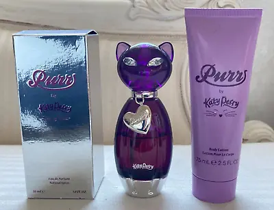 £25 • Buy Katy Perry Purr Eau De Parfum 30ml & Body Lotion Discontinued RARE, COLLECTIBLE