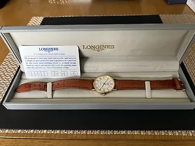 Vintage Longines Presence Mens Quartz Wristwatch • £195