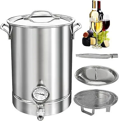 Hottoby 8/10/16Gal Water Alcohol Distiller Moonshine Still Wine Brewing Kit Home • $129.99