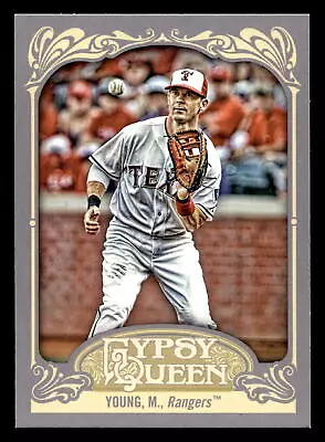 2012 Topps Gypsy Queen #57 Michael Young Texas Rangers • $1.99