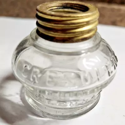 Antique VAPO Medicinal Use Mini Lamp Base  Cresolene Kerosene Part Brass RIng • $6.99