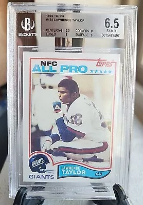 Lawrence Taylor Rookie Topps #434 Graded • $20