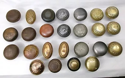 Lot Of 25 Antique Vintage Eastlake / Victorian Metal Doorknobs Reclaimed  AS IS  • $31