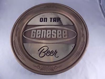 Vintage GENESEE Beer Tray Wall Sign On Tap 16  Brewing Man Cave Bar • $24