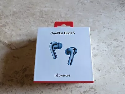 OnePlus Buds 3 Bluetoooth Earphones Splendid Blue (New & Sealed) • £51.31