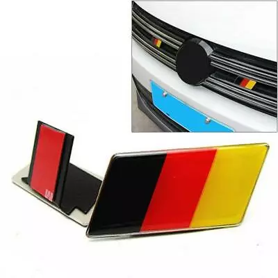 $9.99 • Buy Germany Flag Grille Grill Emblem Badge Decal Sticker For BMW Audi Fashionable