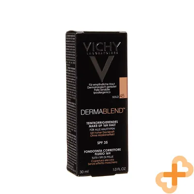 Vichy Demablend Fluid Corrective Foundation 16HR 30ml SPF35 Colour Gold 45 • $31.30