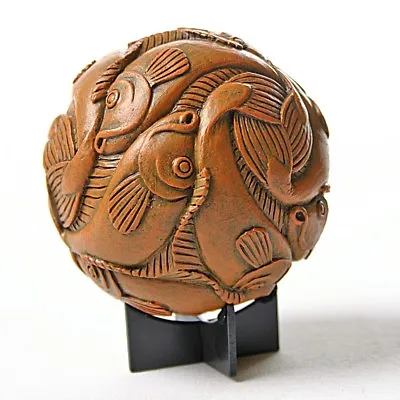 Sphere Fish Tessellation Orb Desktop Paperweight By Escher 4H Museum Replica • $56