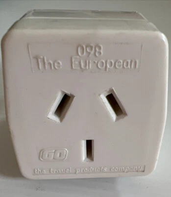 $4 • Buy Go Travel Australia/New Zealand To European Adapter Converter Adaptor Wall Plug 