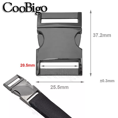 5PCS 3/4  Metal Side Release Buckle Backpack Strap Paracord Bracelet • $12.93