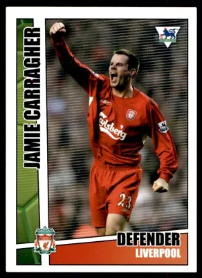 Merlin Premier Stars 2005 - Jamie Carragher Liverpool No. 106 • £1