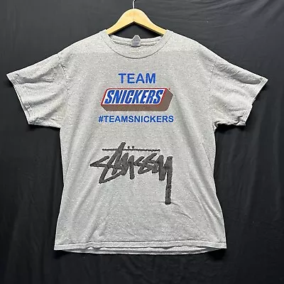 Vintage Custom Snickers Stussy Shirt Size Large • $40