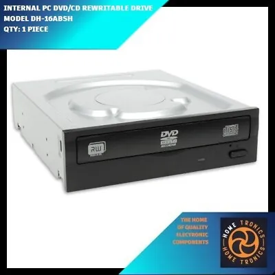 Internal DVD RW Drive For Desktop Computers  SATA  DVD/RW MODEL DH-16AB • £4.99