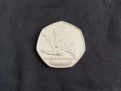 London Olympics Judo 50p Coin 2011. Circulated • £2