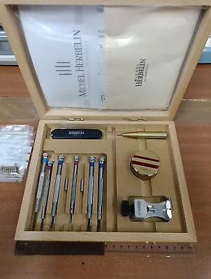 Genuine Michel Herbelin Repair Service Kit Case Box Rare. • £60