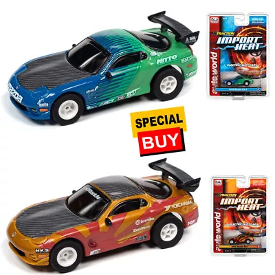 Auto World Xtraction Import Heat 1995 Mazda RX-7 Combo HO Slot Car • $59.99