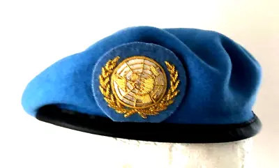 Un United Nations  Senior Officer  Beret & Large Cap Badge  Major Upwards • £34.95