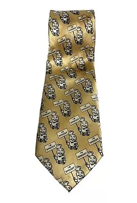 Vintage McDonalds I'm Speedee Tie Rare Wolfmark Neckwear Gold Polyester • $75