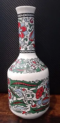 Metaxa Vintage Greek Vase 10 Inch Floral Design • $12.88