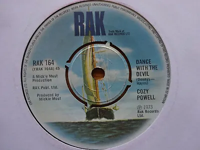 Cozy Powell Dance With The Devil 7  Record 1973 Rainbow Black Sabbath Whitesnake • £4.99